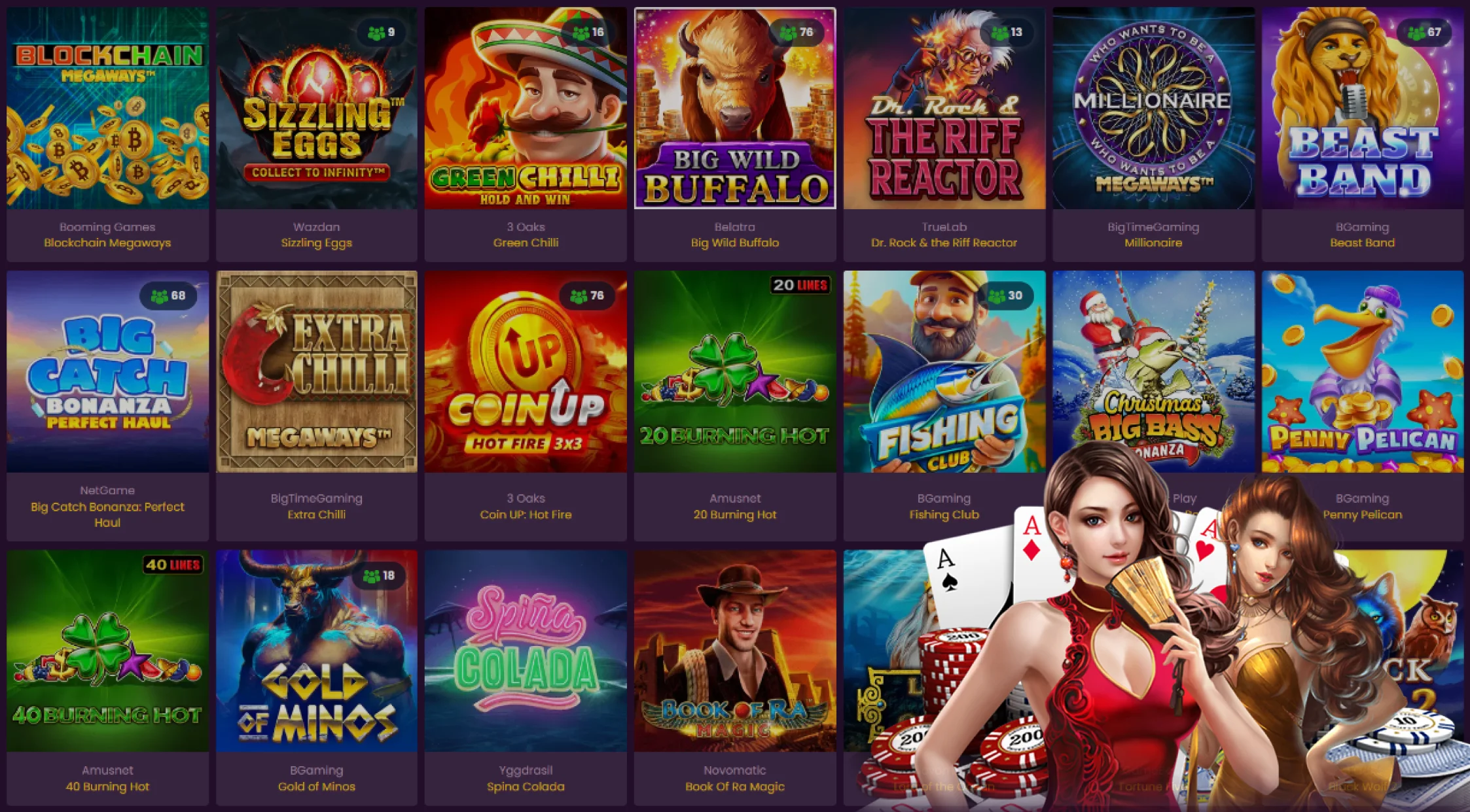 Bizzo Casino Játékok